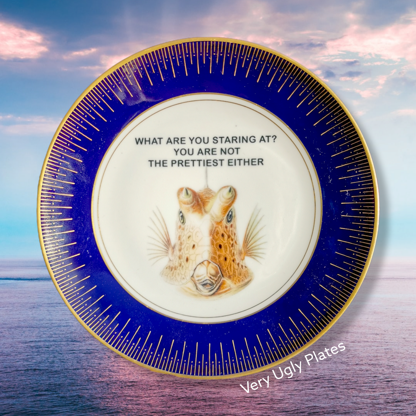pretty fish wall plate