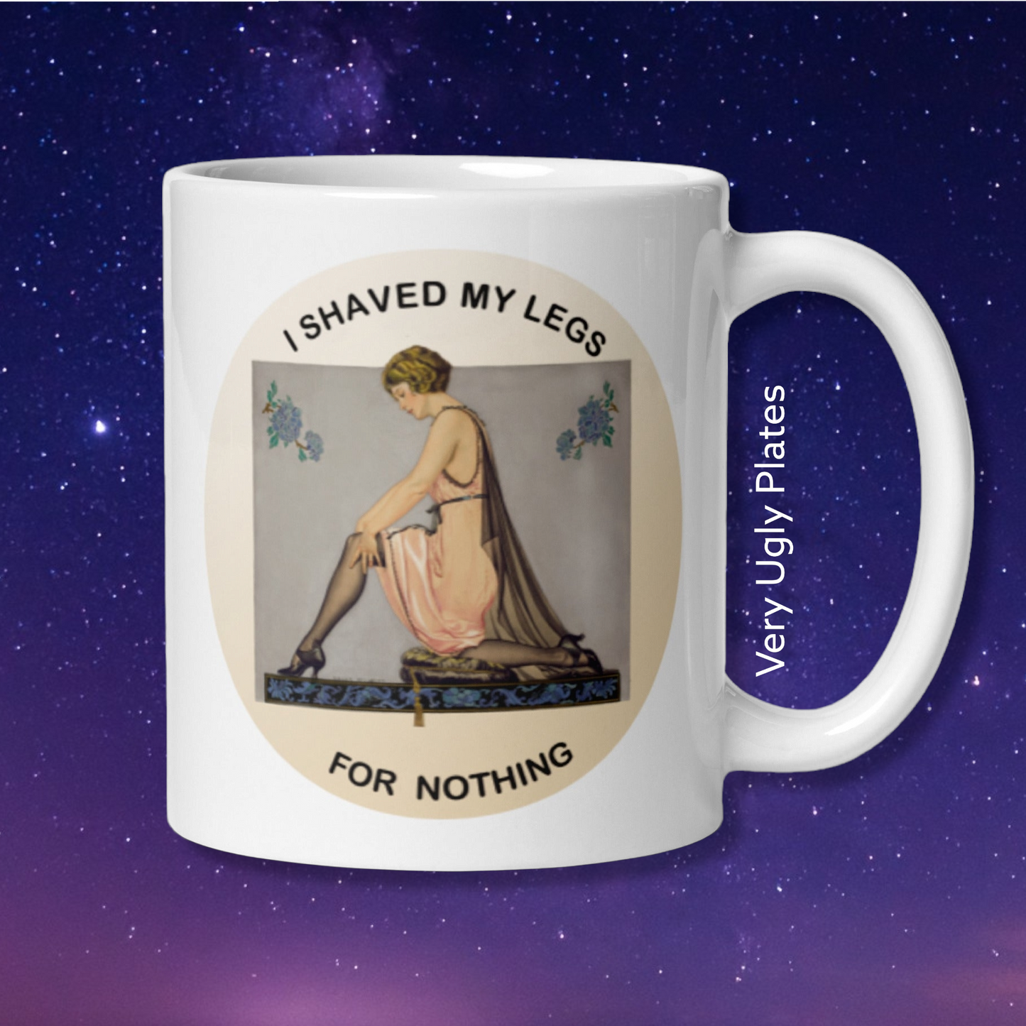 shaved legs for nothing mug