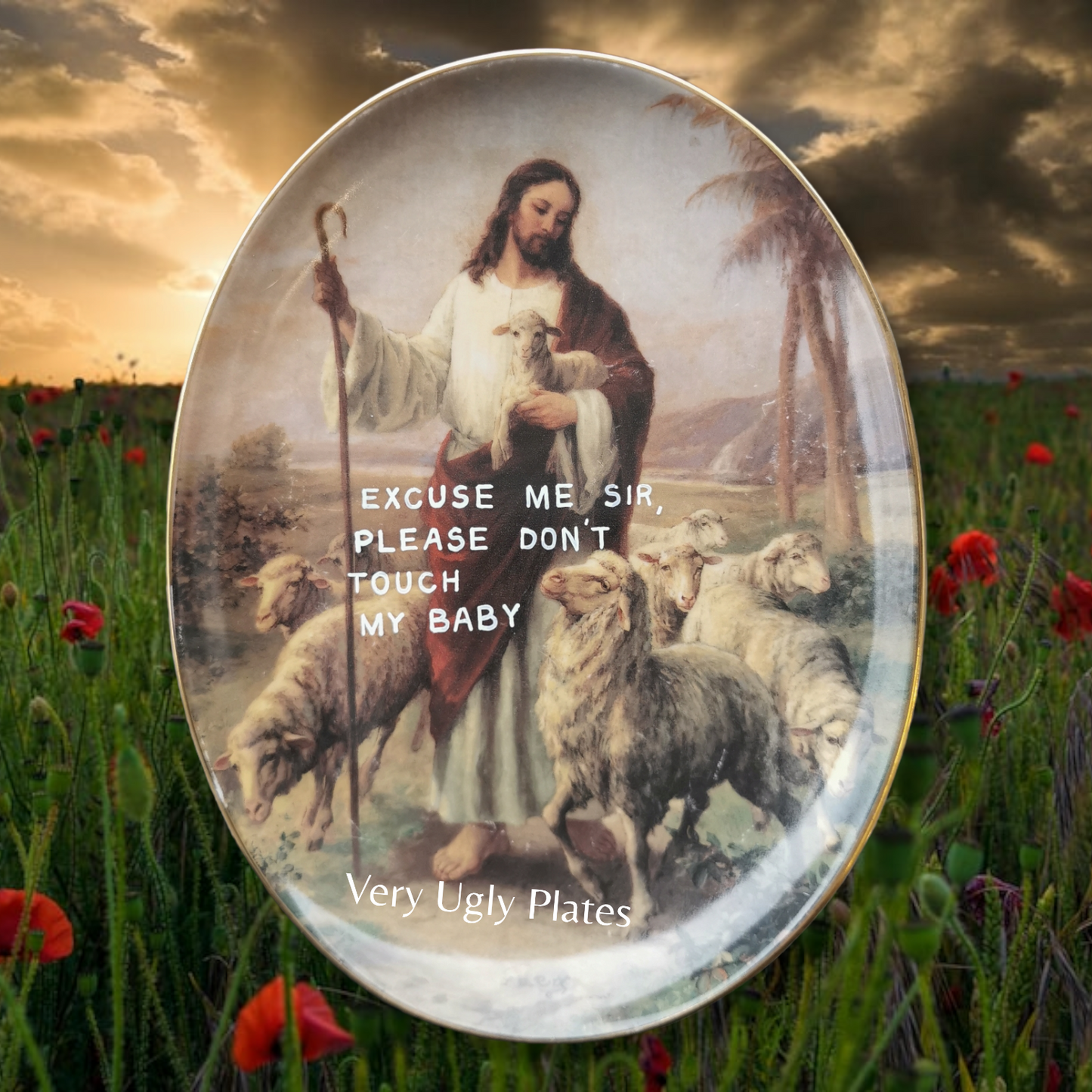 please don't touch my baby wall plate