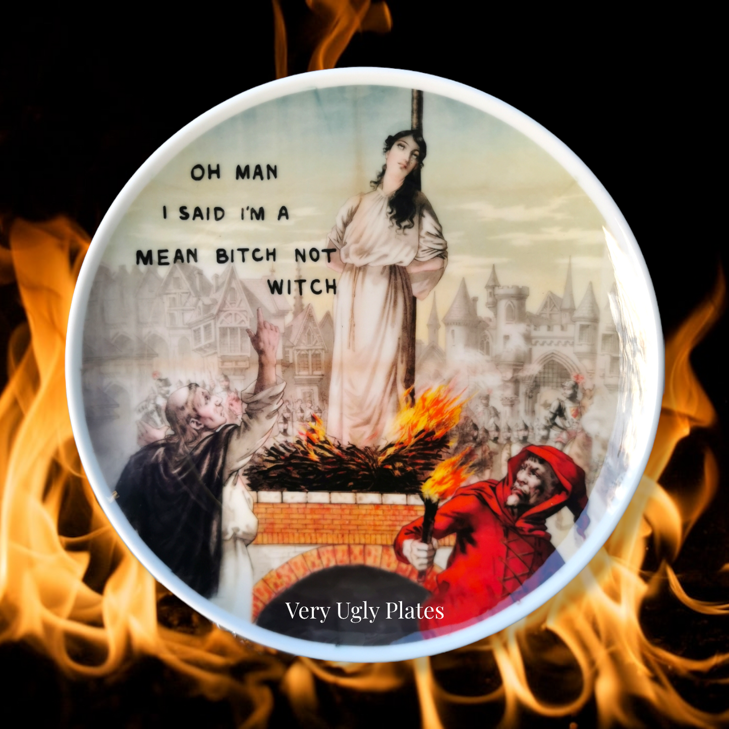 not a witch wall plate