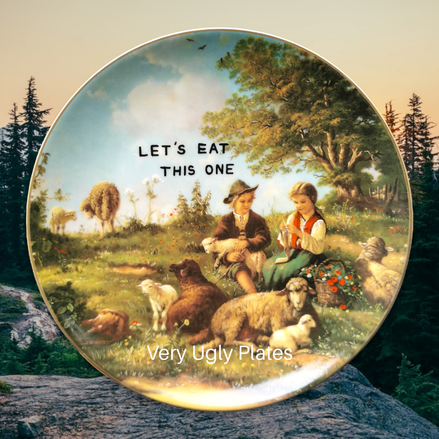 let's eat this one wall plate
