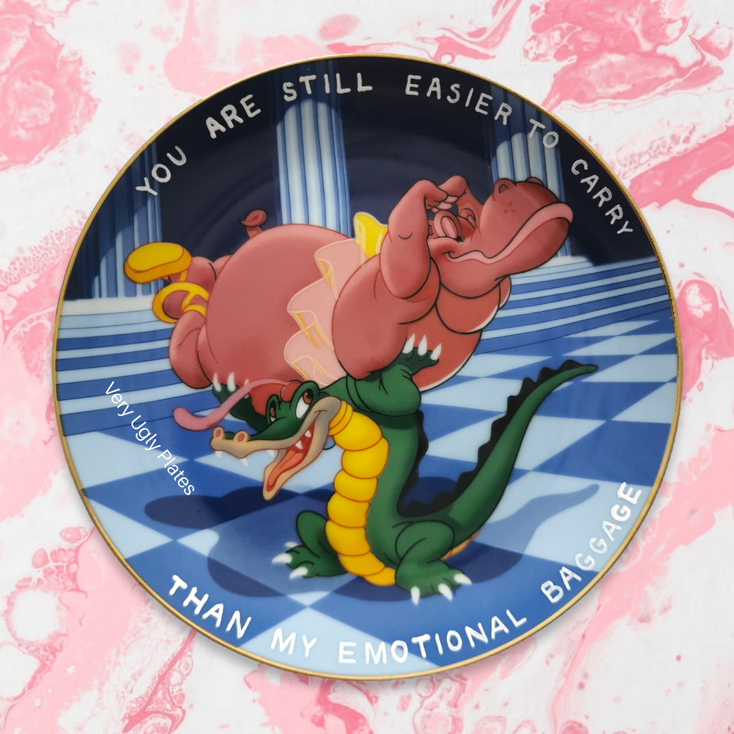 emotional baggage wall plate