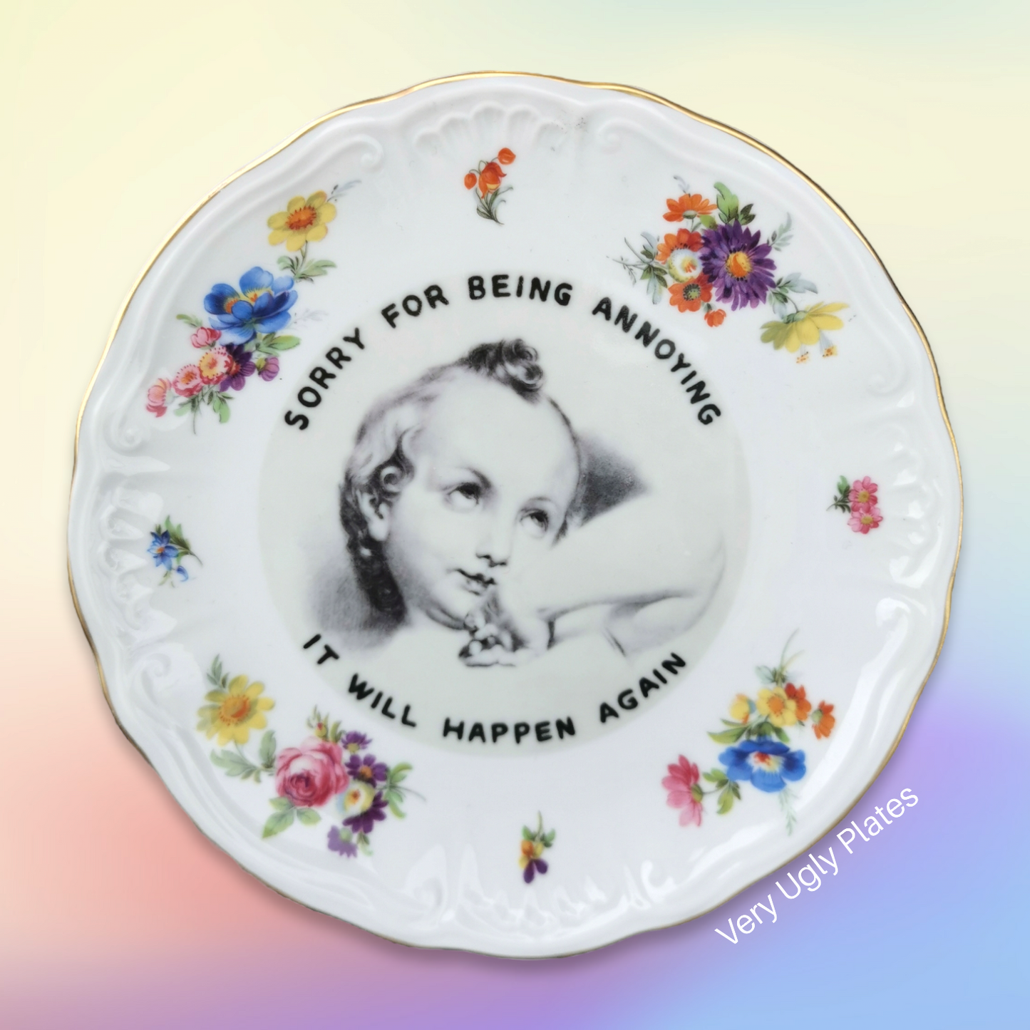 sweet kid wall plate