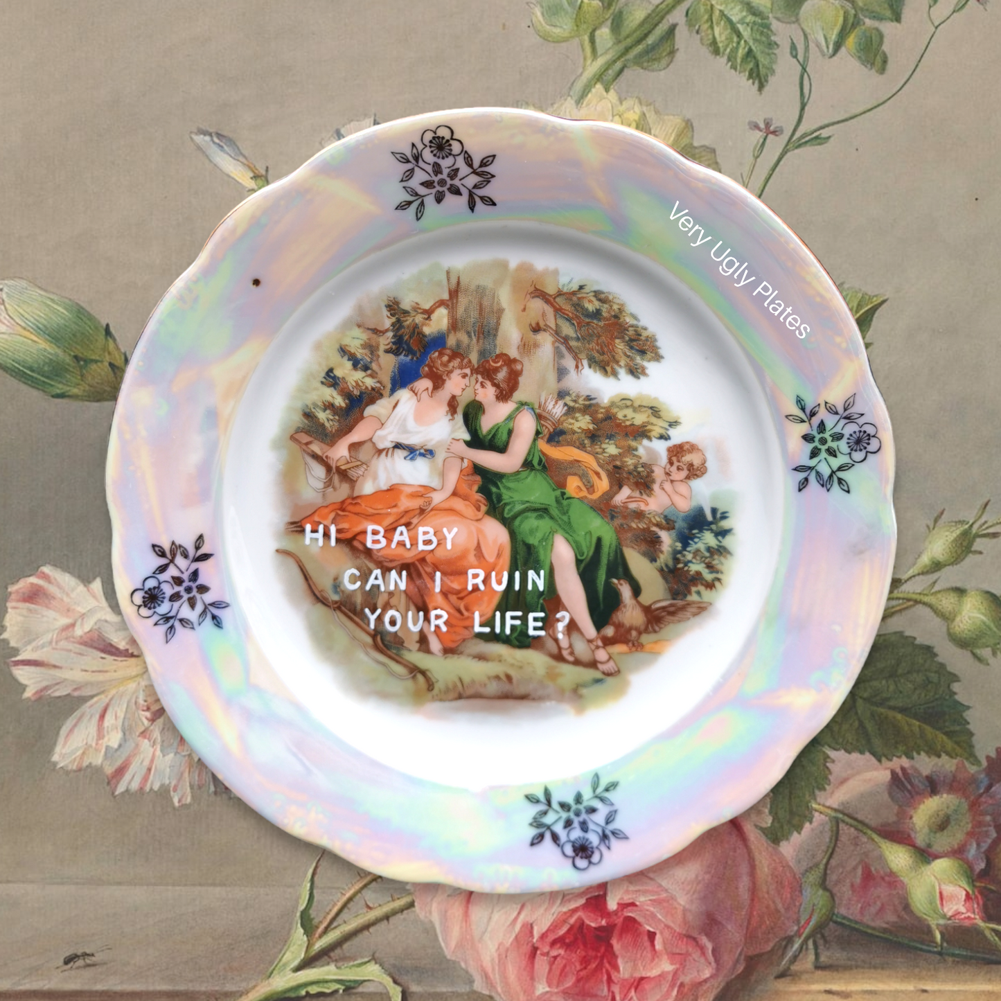 hi baby wall plate
