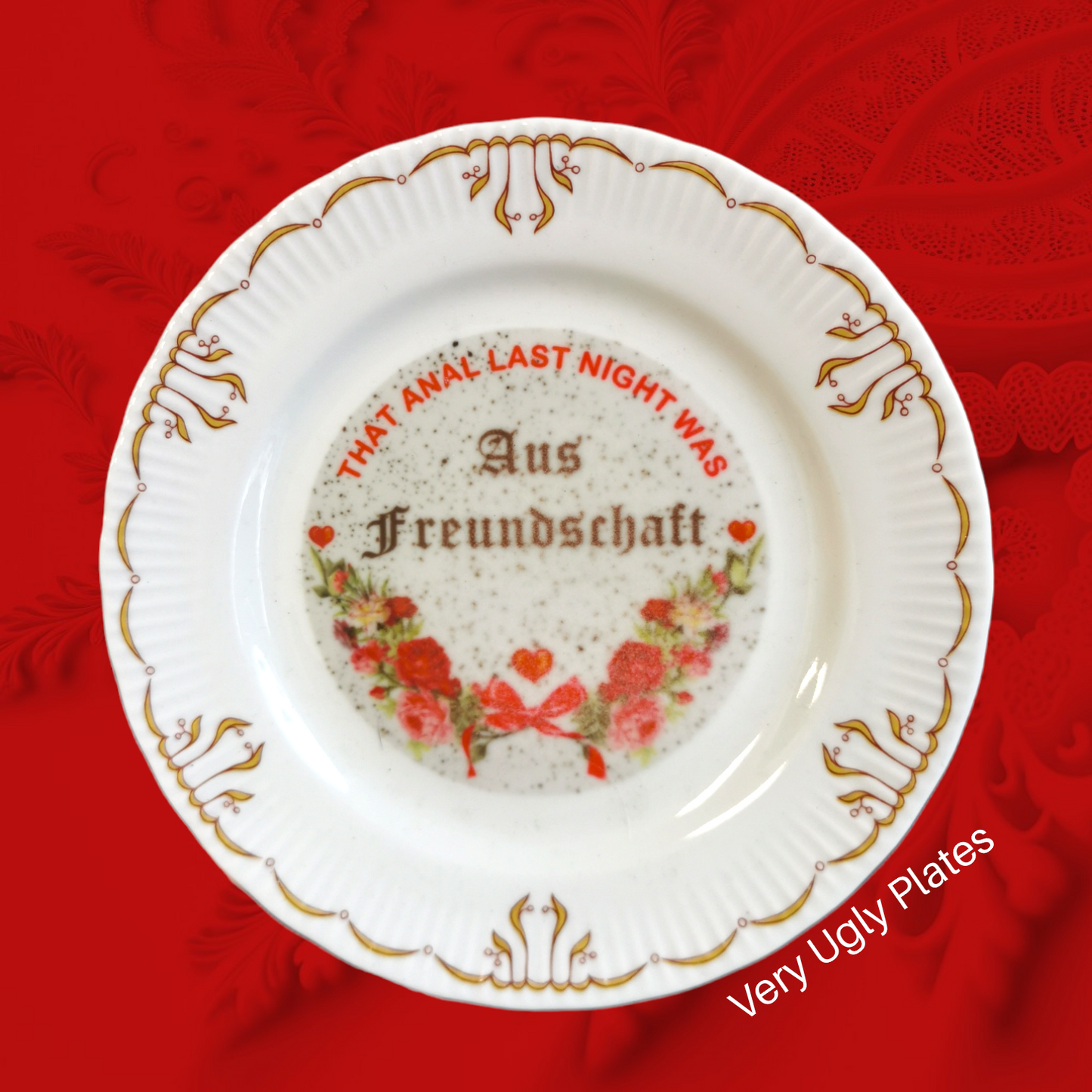aus freundschaft wall plate