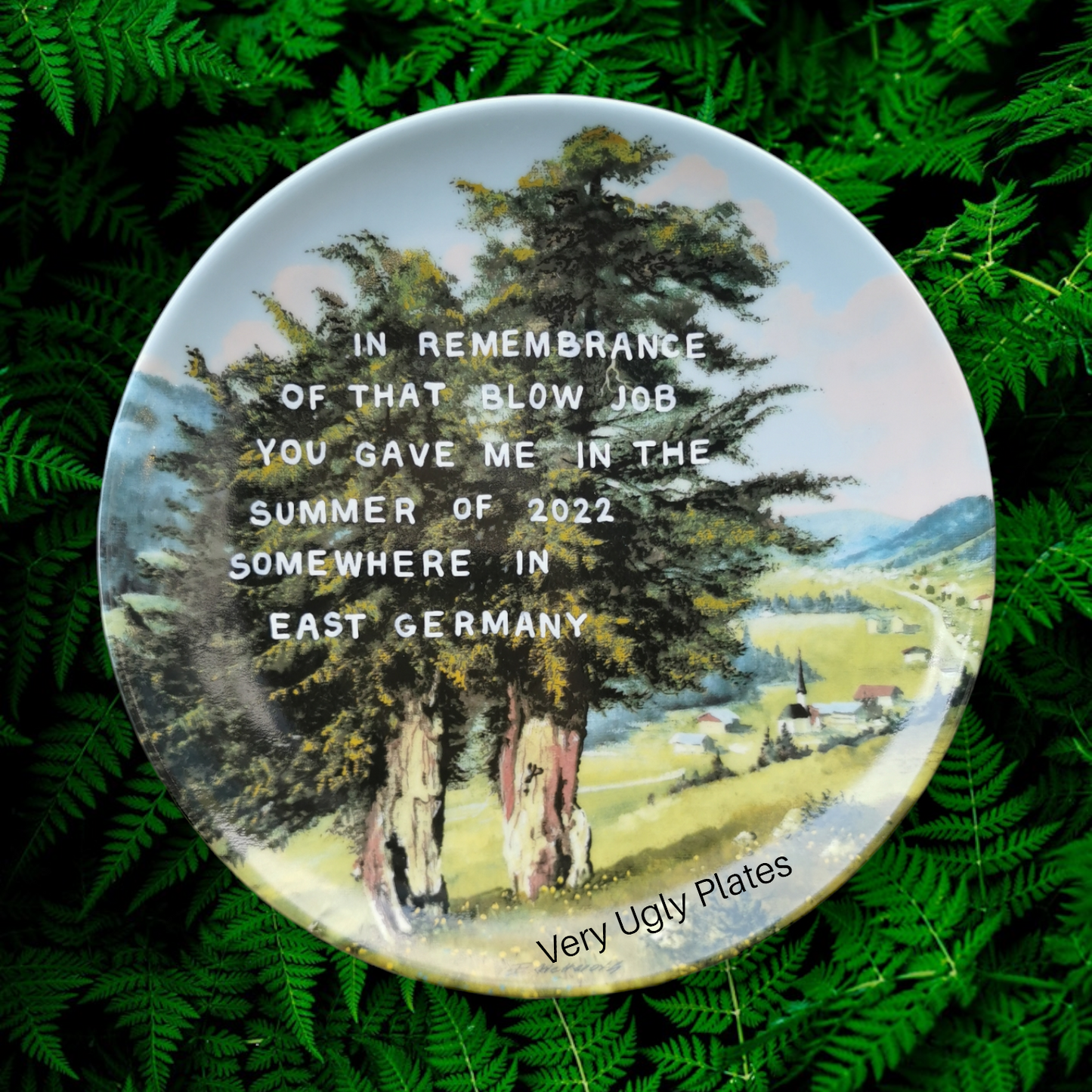 east germany wall plate