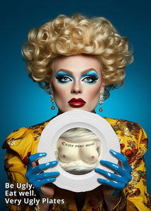 dishwasher and microwave safe dessert plate boobs