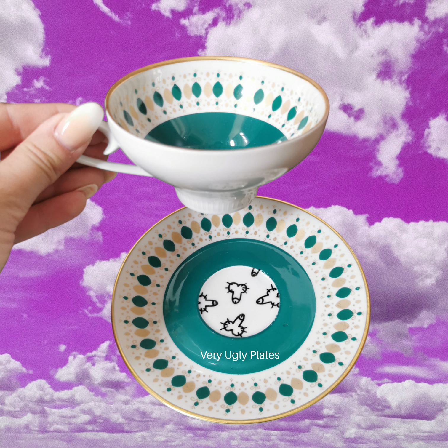 cute teacup set – Very Ugly Plates