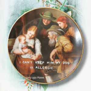 dog allergic wall plate