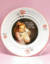 crazy dog lady plate