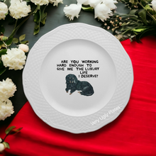 Load image into Gallery viewer, dishwasher and microwave safe dessert plate luxury life