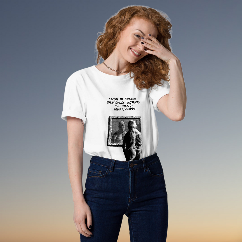 Unisex organic cotton t-shirt living in Poland