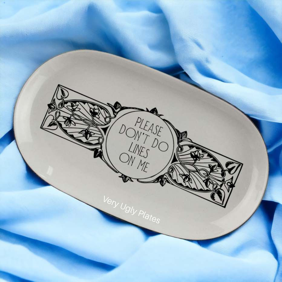 PREORDER line dishwasher safe plate