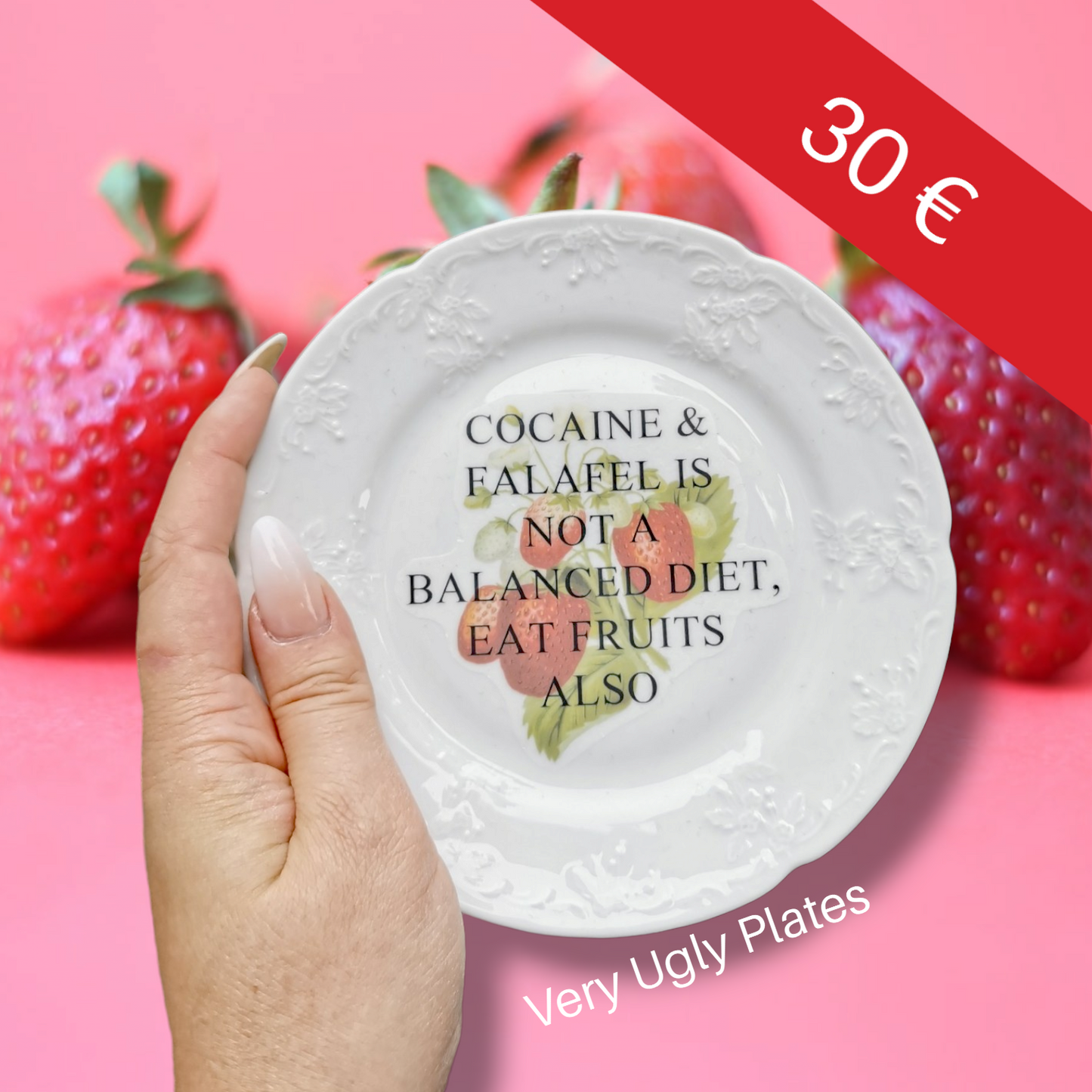 Mini falafel dishwasher safe plate