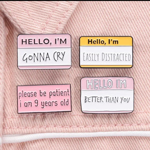 Funny pin
