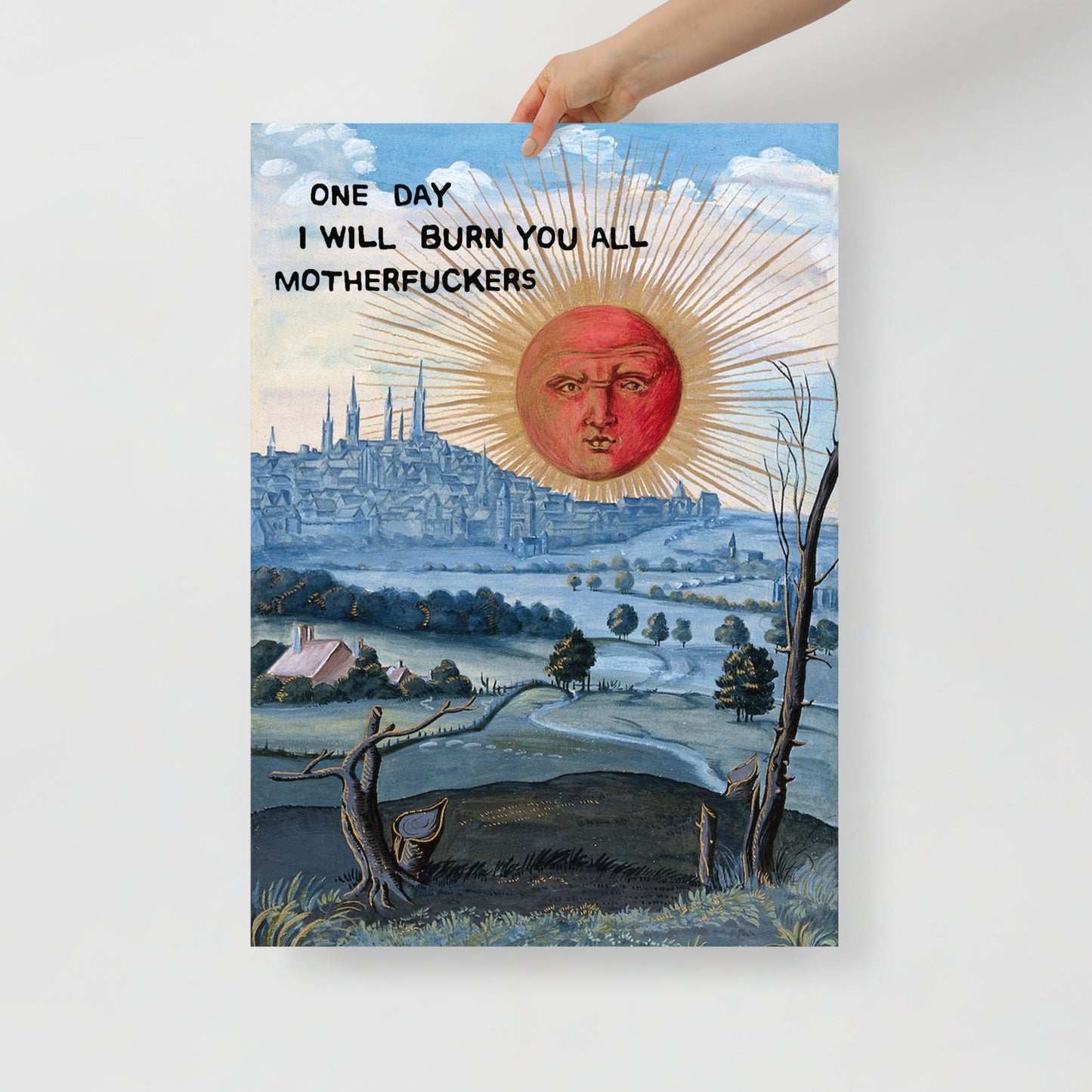 cute sun poster