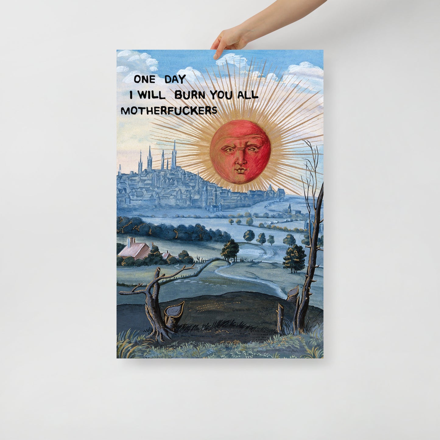 cute sun poster