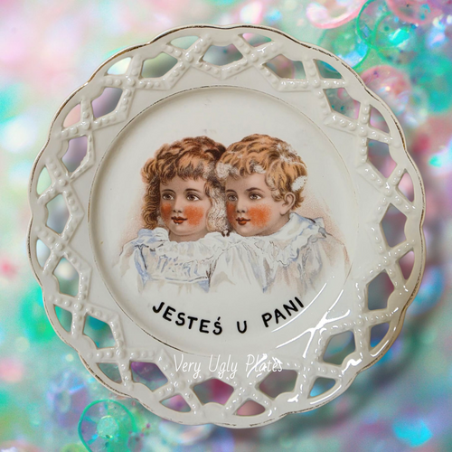 Polish antique plate