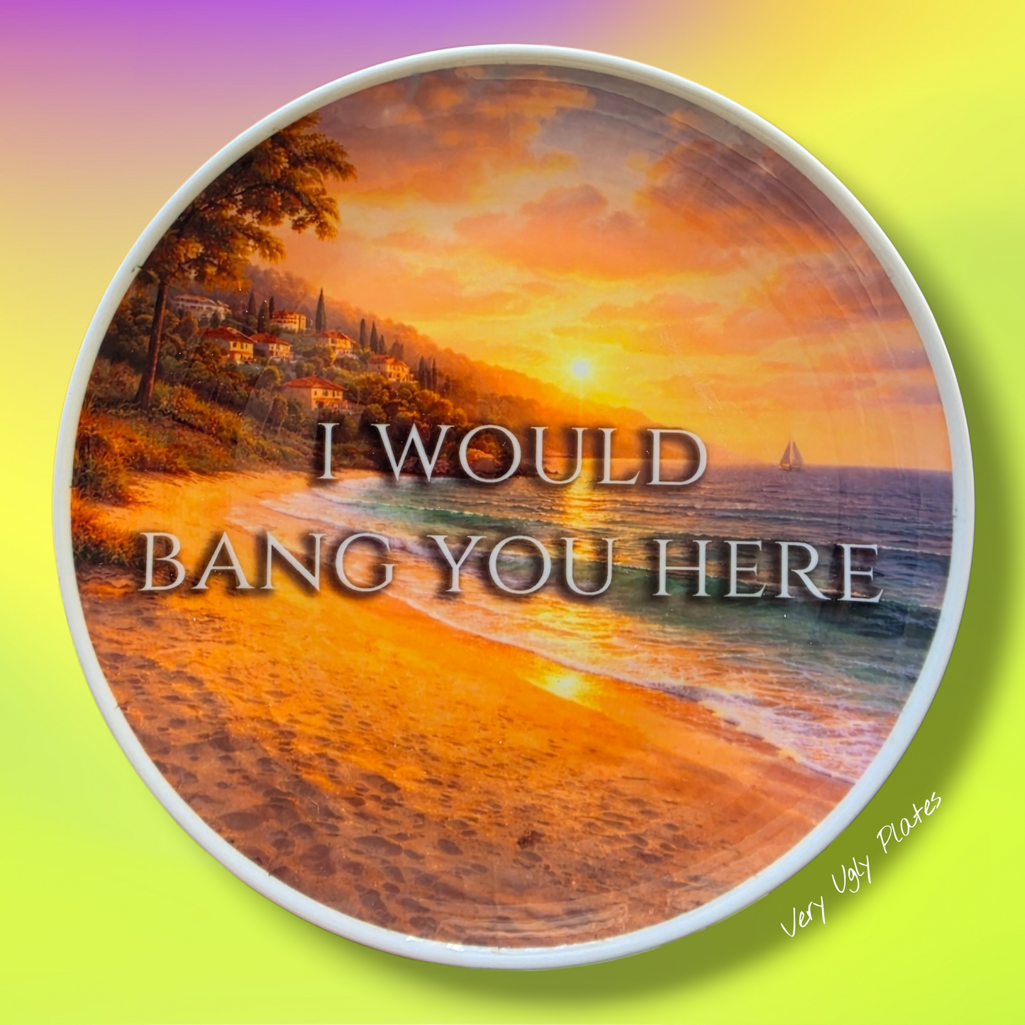 Romantic plate