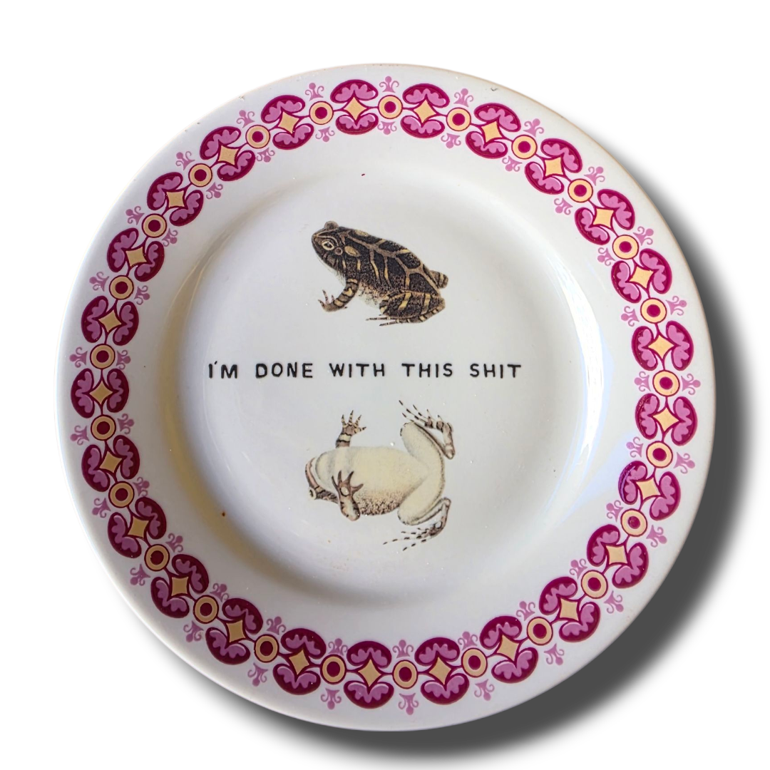 I'm done with this shit