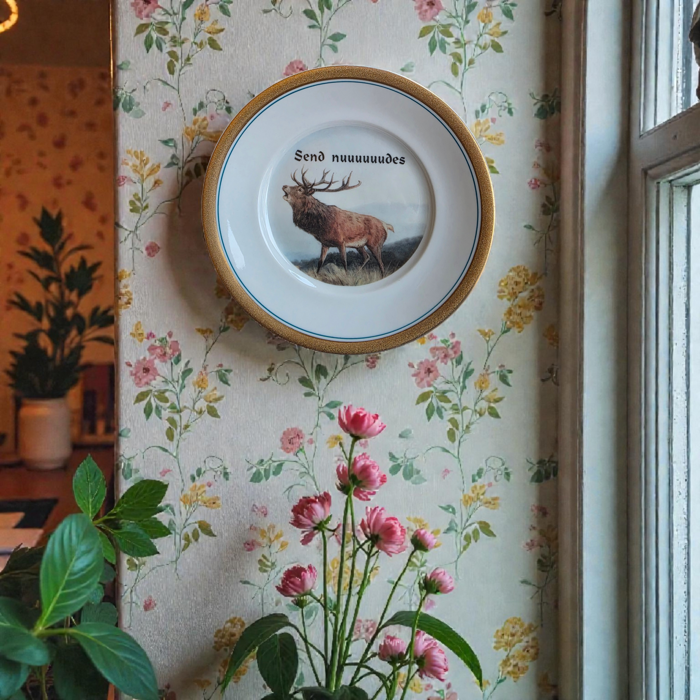 send nuuudes dessert plate