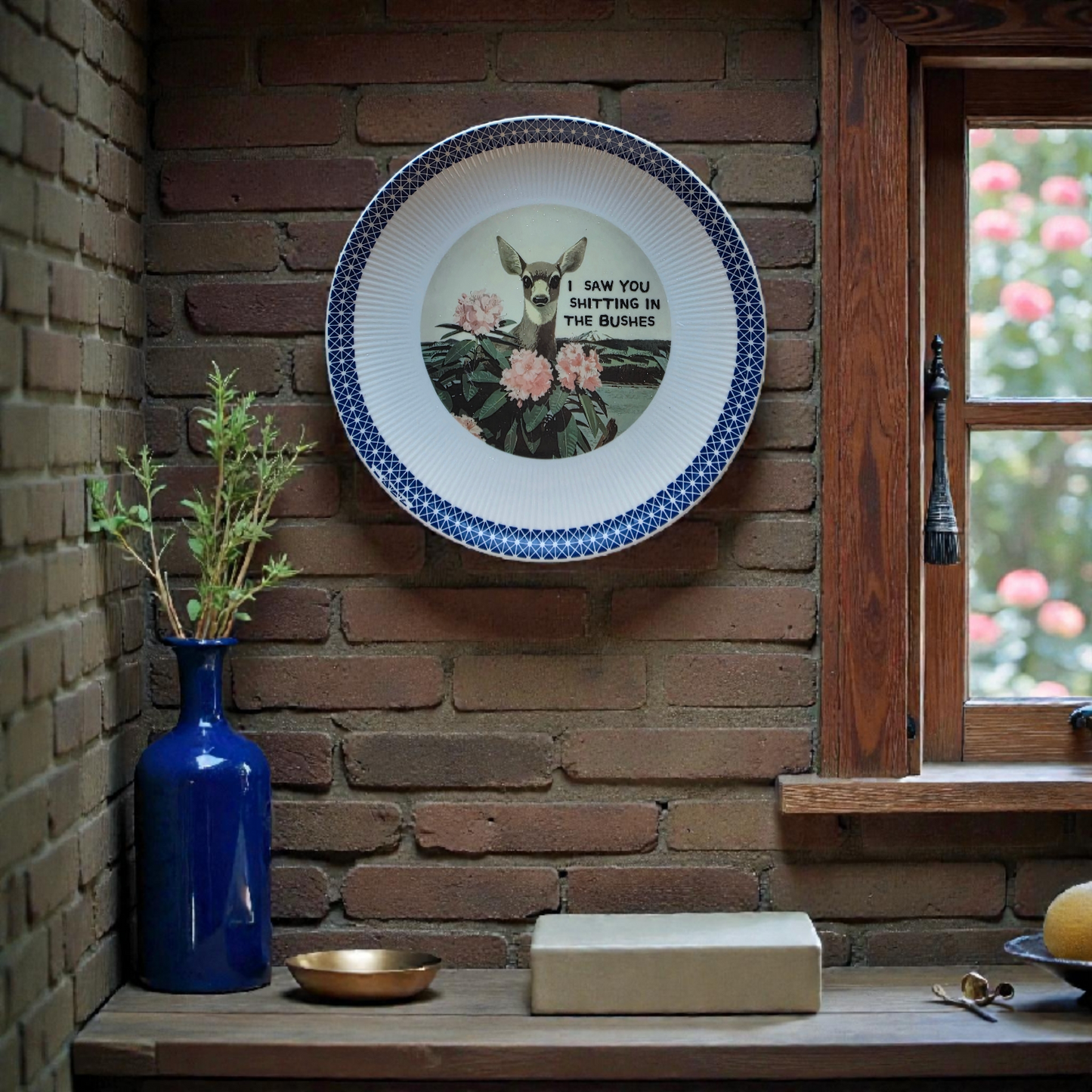 Shitting in the bushes