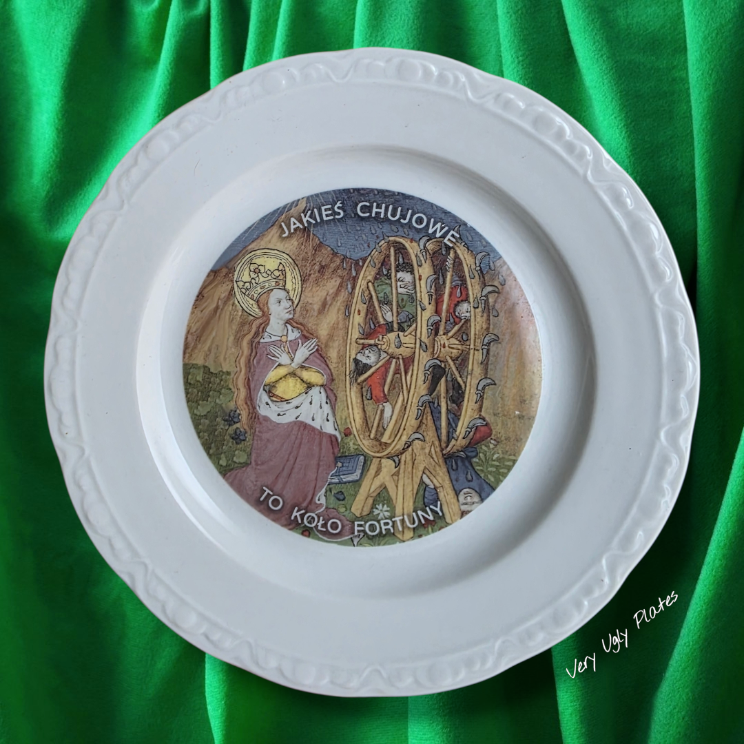 Polish plate kolo fortuny
