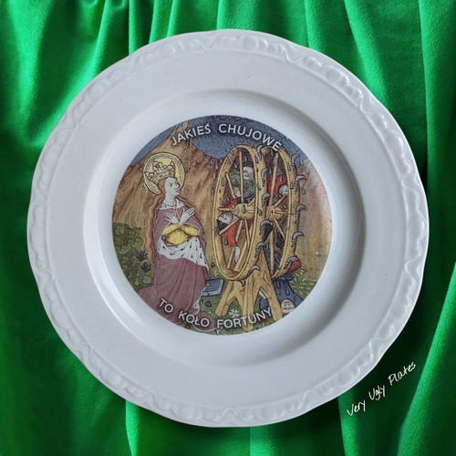 Polish plate kolo fortuny