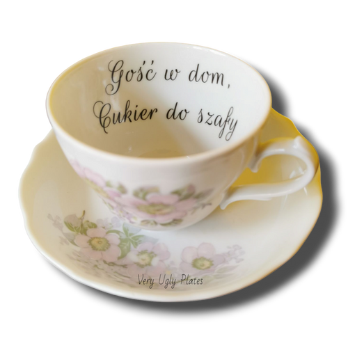 Tea cup set cukier