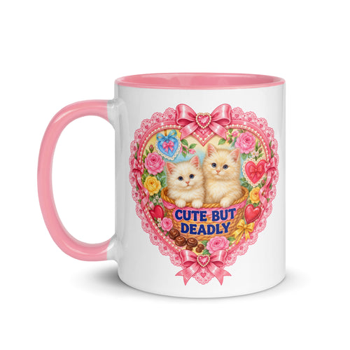 CUTE BUT DEADLY – Kitsch Cat Mug