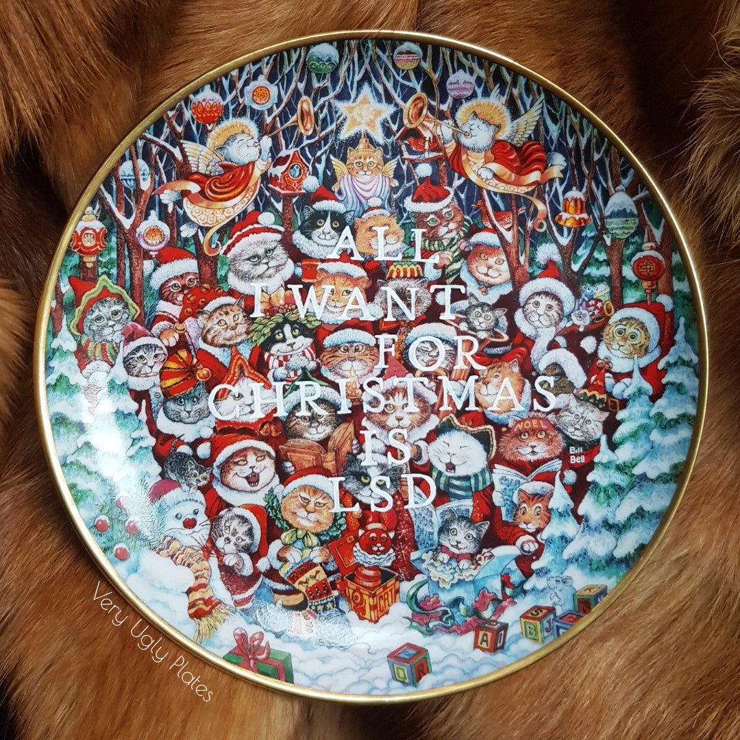 xmas wall plate