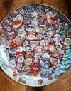 xmas wall plate