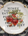 eat fruits wall plate