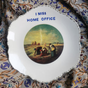 i miss home office wall plate