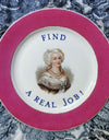 find a real job wall plate