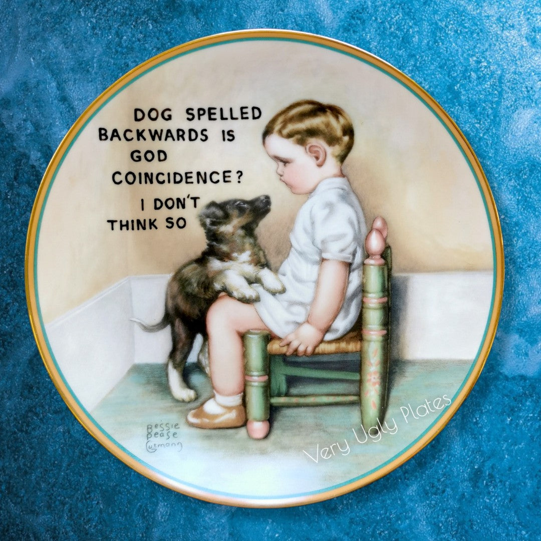 dog god wall plate