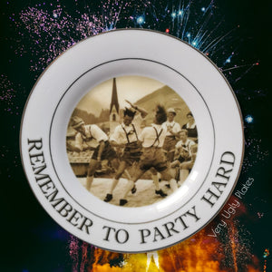 remember to party hard wall plate