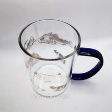 Load image into Gallery viewer, fish glass mug