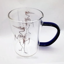 Load image into Gallery viewer, bird glass mug