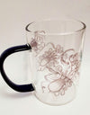 octopus glass mug