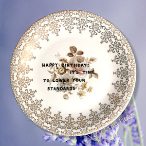 birthday wall plate