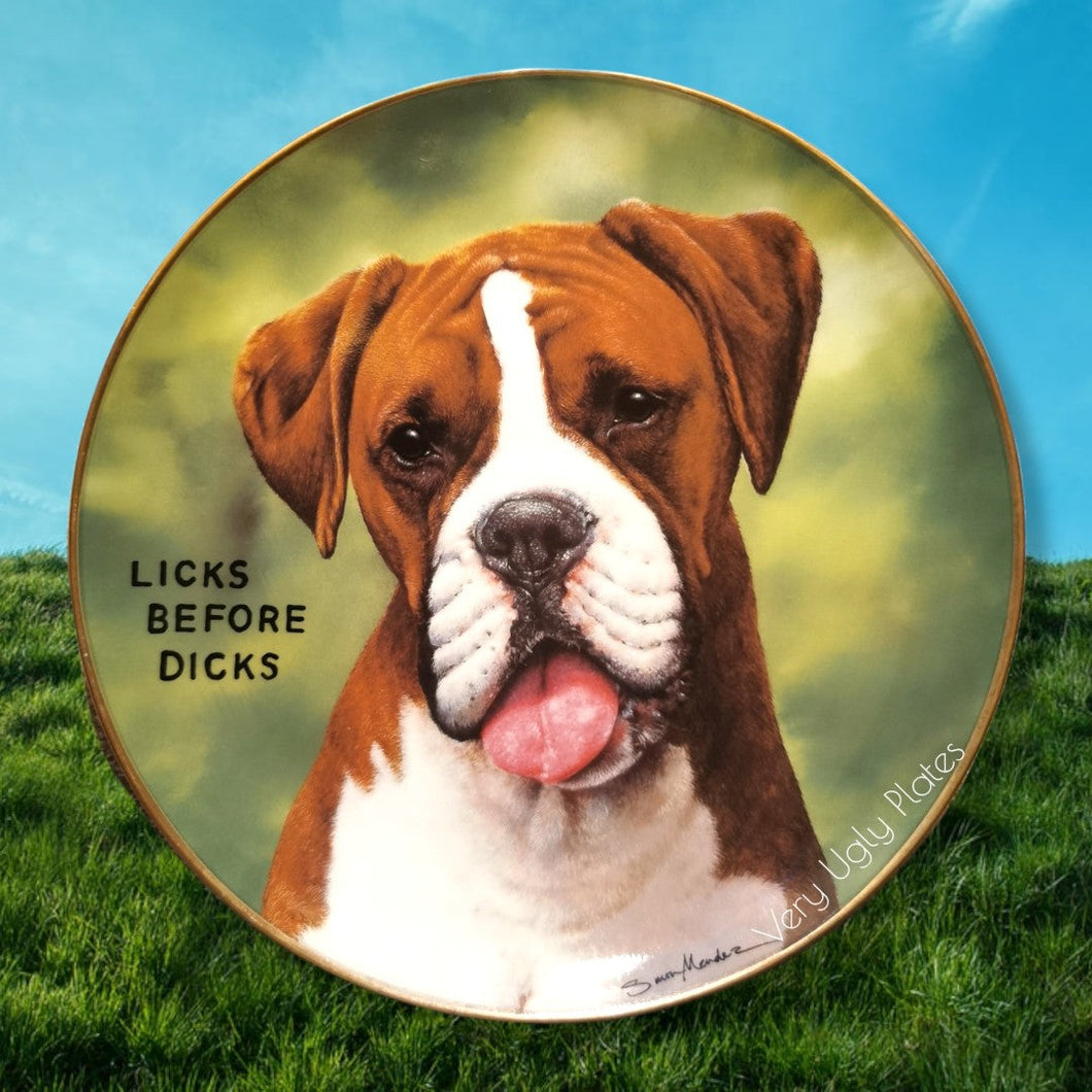 licks before dicks wall plate