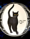 black cat 2 wall plate