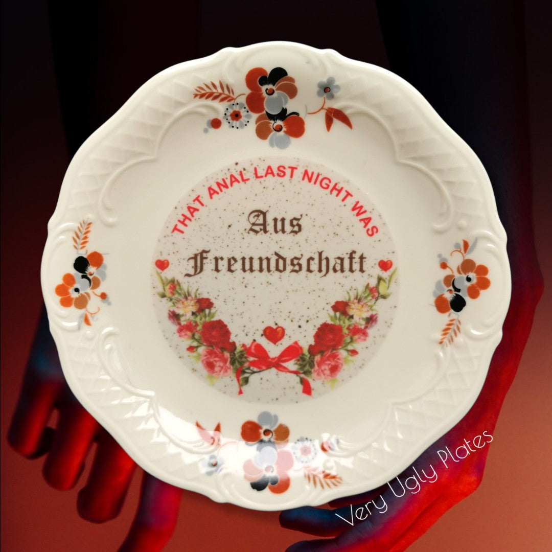 aus freundschaft wall plate