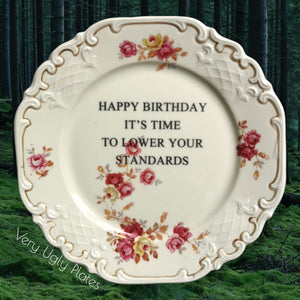 birthday wall plate