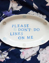 pretty please food safe plate