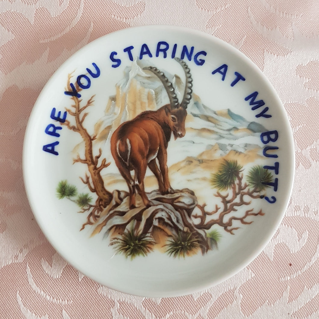 are you staring at my butt mini plate