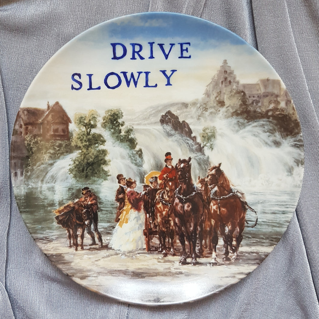 drive slowly wall plate