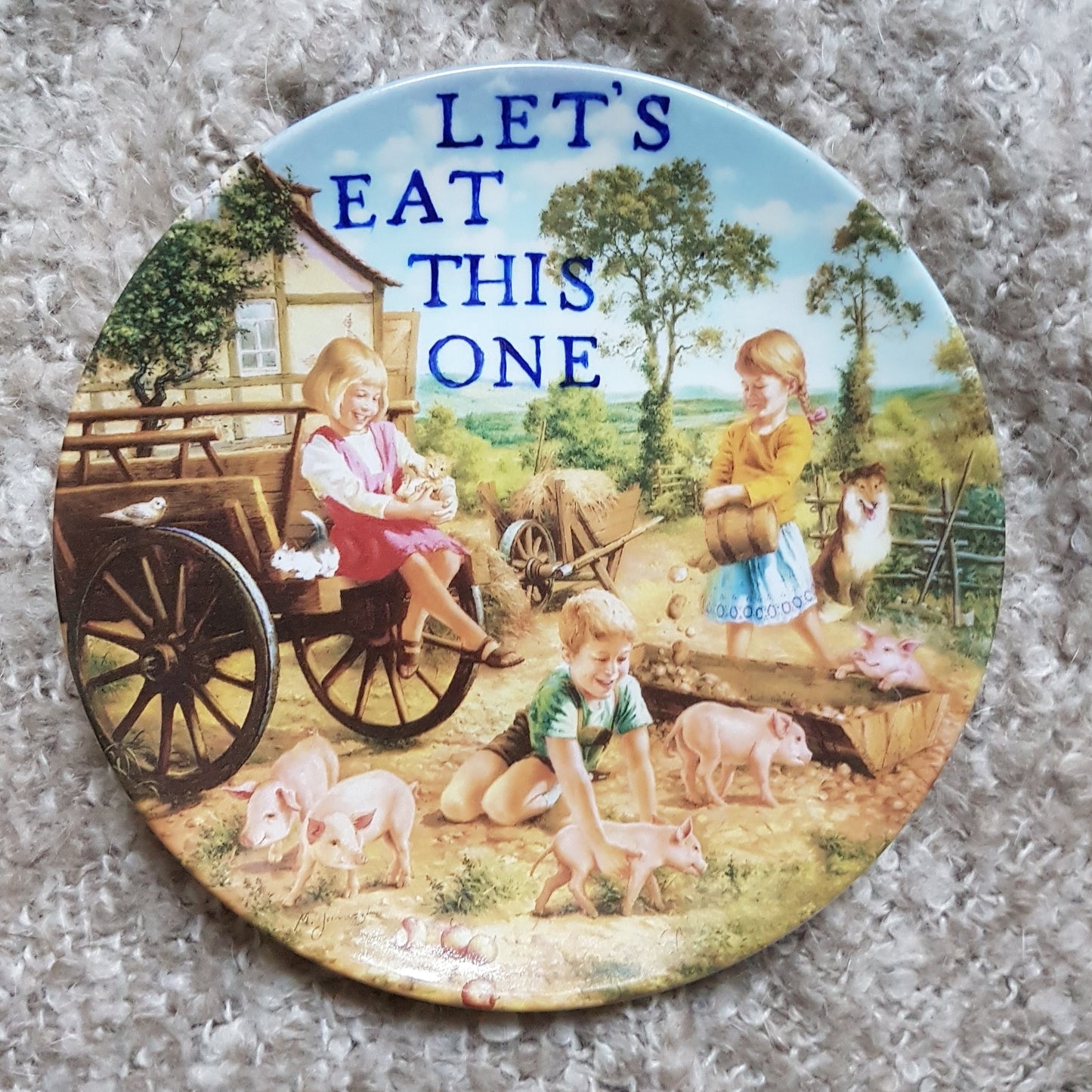 let's eat this one wall plate