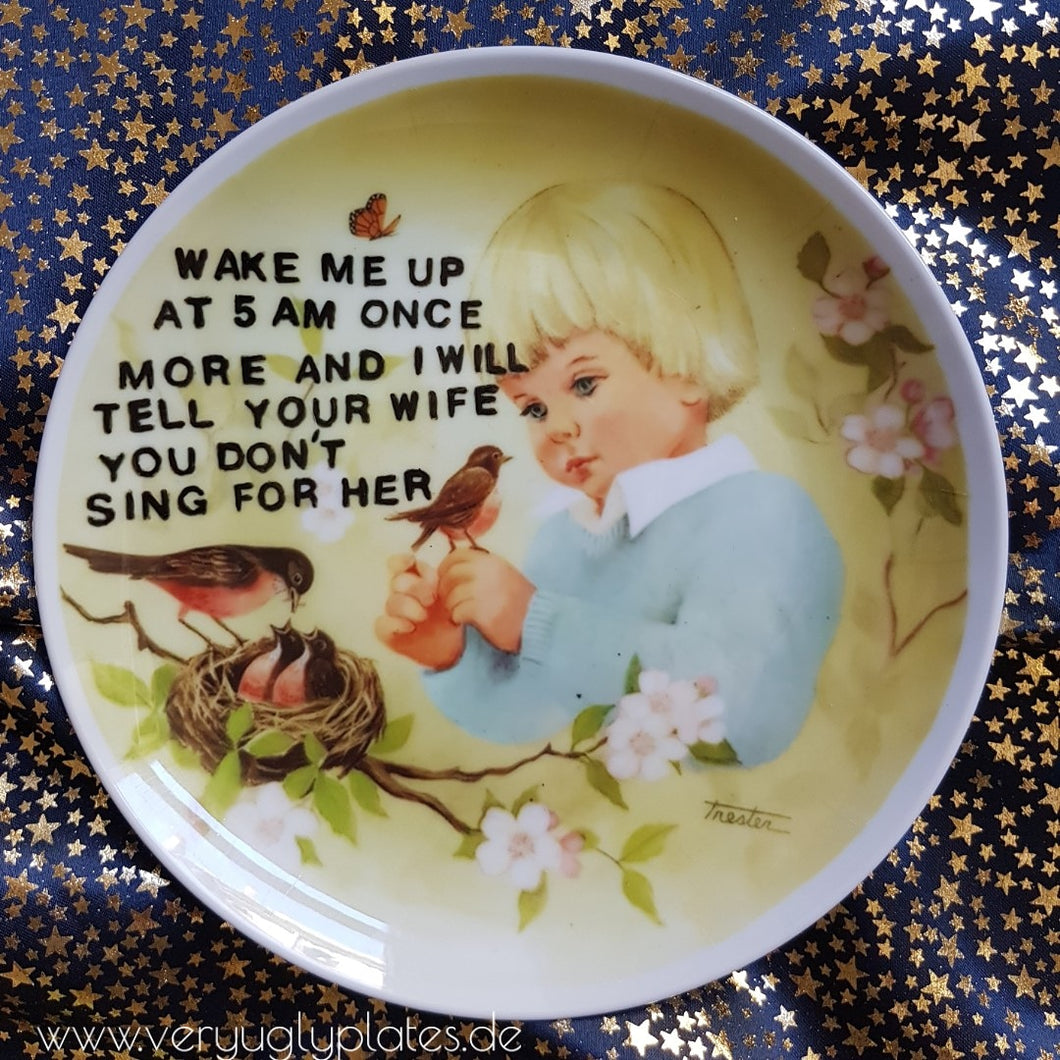 wake me up wall plate